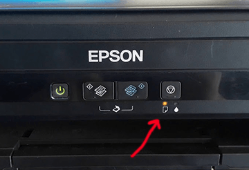 epson l360/365/350/220/210 ไฟกระพริบ