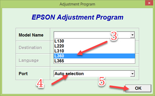 Epson adjusment program