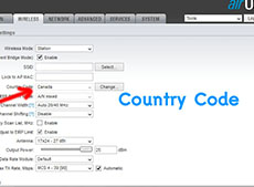 country code ubiquiti  คืออะไร